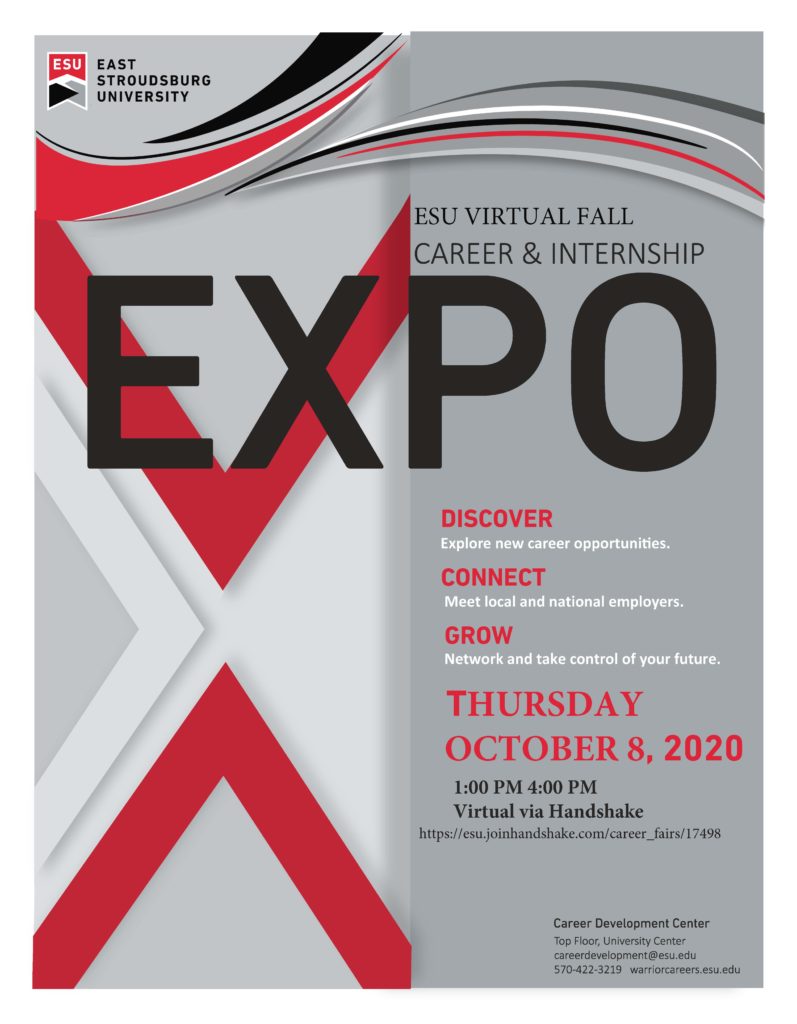 ESU Schedules Fall Career & Internship Expo Pocono Mountains Economic