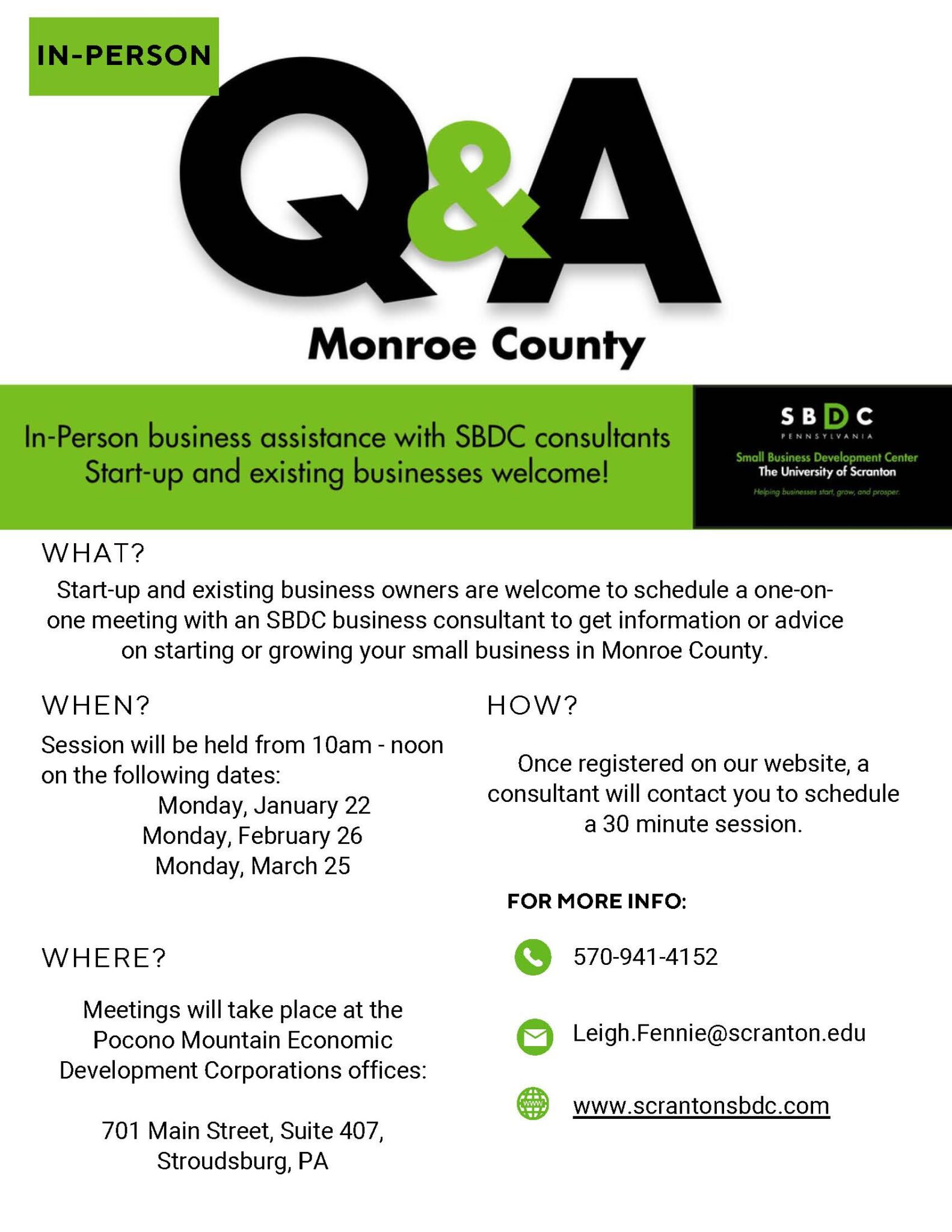 SBDC Announces Small Business Consulting Services Schedule For January   Monroe County Drop In Hours Jan Mar 2024 1583x2048 